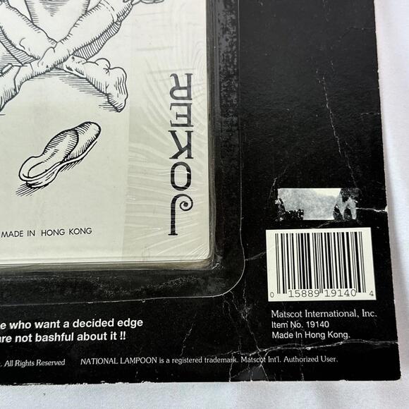 National Lampoons Cheaters Playing Card Set 1993 Jumbo Deck Extremely Rare NEW - Picture 3 of 15